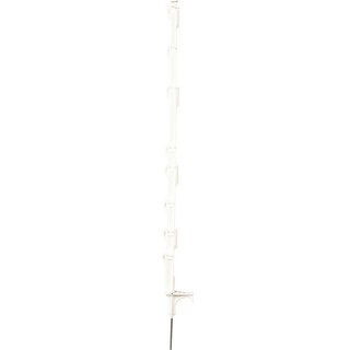 PATURA DrehFix-Kunststoffpfahl, 1,05 m, weiß,
8 Drahthalter (10 Stück / Pack)