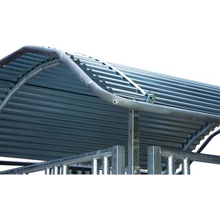 PATURA Dachkanten-Schutzbügel, umlaufend,
für Profi-Viereckraufen 2,00 x 2,05 m