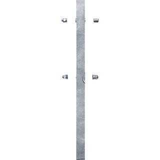 PATURA Mittelpfosten für Schwedenfressgitter, 
60 x 60 x 4 mm, Länge 129 cm